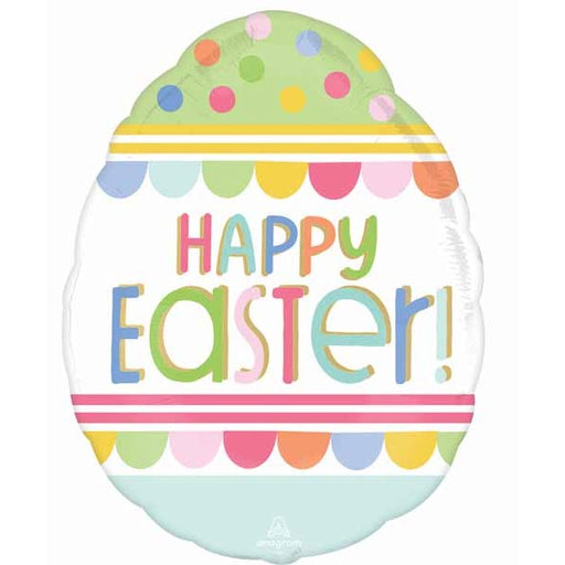 Happy Easter Egg 25-Inch Foil Balloon