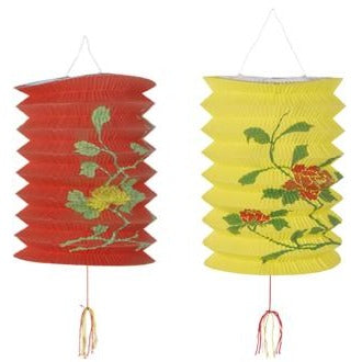 Decorated Chinese Lanterns, 2-Pack