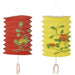 Decorated Chinese Lanterns, 2-Pack
