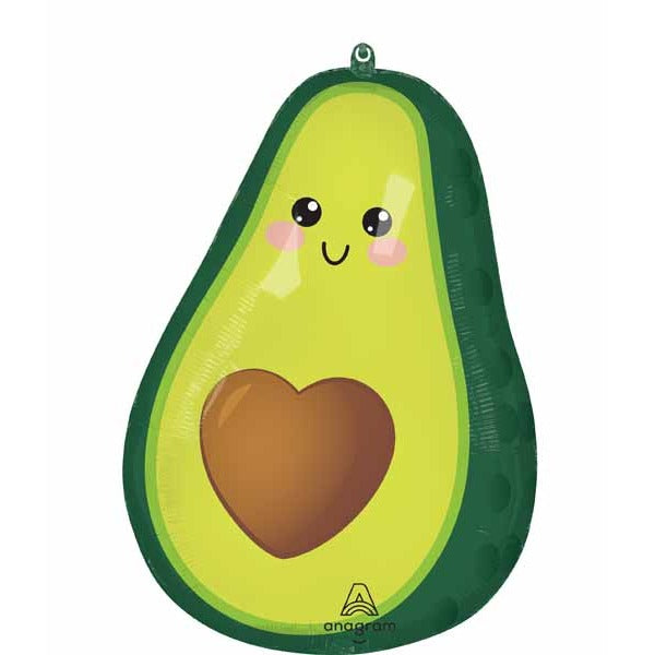 Food Friends Avocado 24-Inch Shaped Foil Balloon