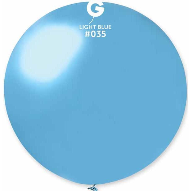 GEMAR 31" METALLIC LT BLUE #035 1/BAG