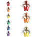 60th Birthday Firework Stringer, 7 ft
