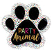 Party Animal Paw 24-Inch Foil Balloon