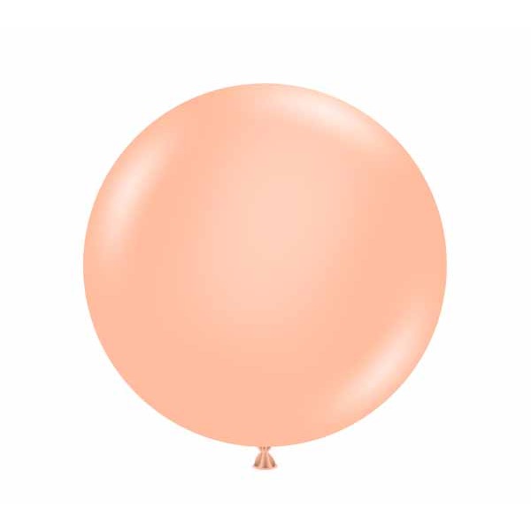 TUFTEX Cheeky Pastel Orange 24-Inch Latex Balloons, 25 Count