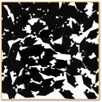 Black Graduation Cap Confetti, 1/5 oz