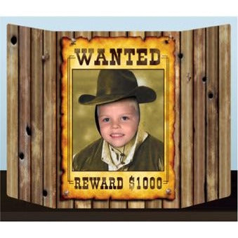 Western Wanted Poster Photo Prop, 37 x 25 Inches