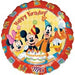 MICKEY & FRIENDS HBD 18" RND HX S60 PKG