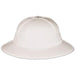 White Plastic Sun Helmet