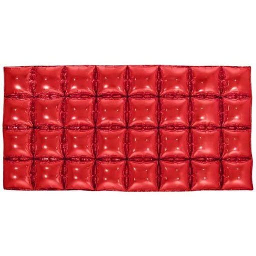 Red Foil Balloon Backdrop, 44 x 22 Inches