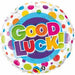 Good Luck Colorful Dots 18" Round Foil Balloon