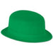 Green Velour Derby Hat