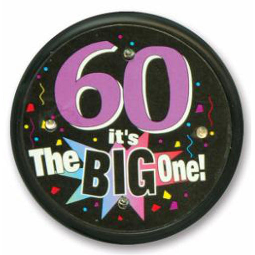 60 It's My Birthday Flashing Button