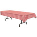STRIPED TABLECOVER 54"X108" PLASTIC