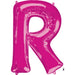 32-Inch Pink Letter R Balloon
