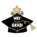 Way to Go Grad Cap 33-Inch Foil Balloon