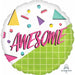 Awesome Party 18-Inch Round Foil Balloon