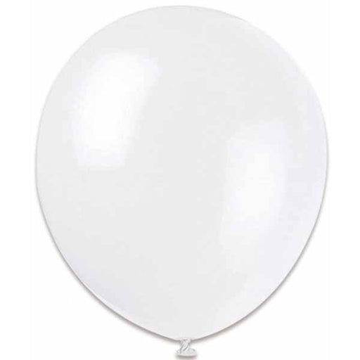 Trico 12-Inch White Latex Balloons, 100 Pack