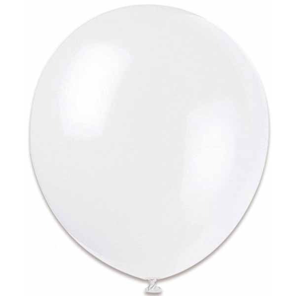 Trico 12-Inch White Latex Balloons, 100 Pack