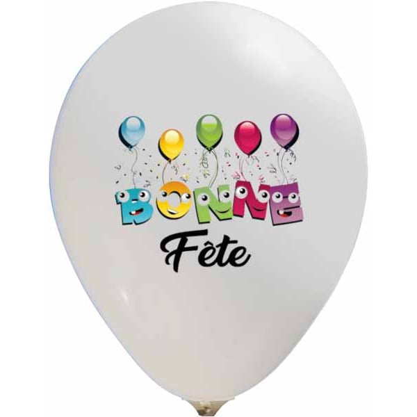 BONNE FETE 12" WHITE