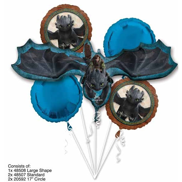 How to Train Your Dragon Foil Balloon Bouquet