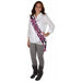 Zebra Print Bachelorette Satin Sash