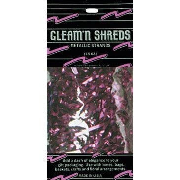 Burgundy Gleam 'N Shreds Decorative Strands, 1.5 oz