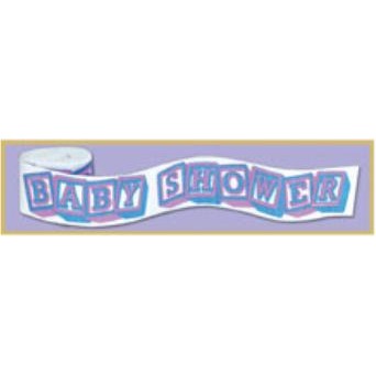 Baby Shower Crepe Streamer, 30 ft