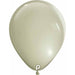 Prima Ivory 5-Inch Round Latex Balloons, 100 Count