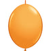 Qualatex Orange 6-Inch QuickLink Latex Balloons, 50 Count