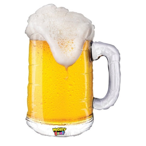 Mighty Beer 34-Inch Beer-Shaped Foil Balloon