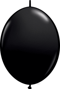 Qualatex QuickLink 6" Onyx Black Latex Balloons (50/Pk)