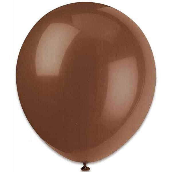 Trico Brown 12-Inch Latex Balloons, 10-Pack