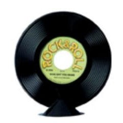 9-Inch Plastic Record Centerpiece