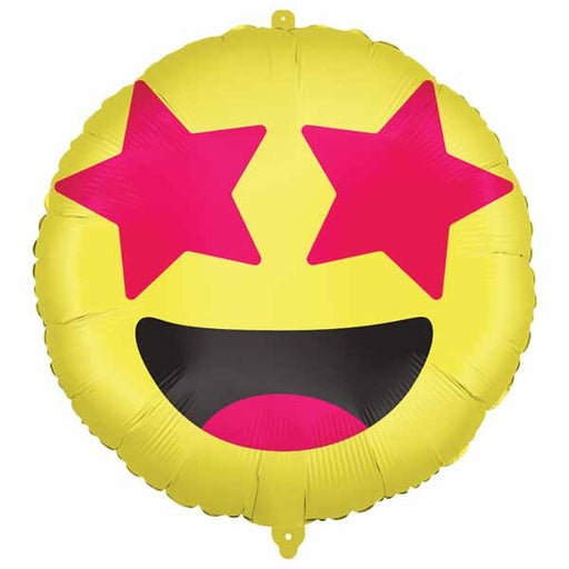 Smiley Face 18-Inch Foil Balloon
