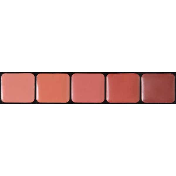 Graftobian HD Glamour Creme Blush Palette, 5 Colors