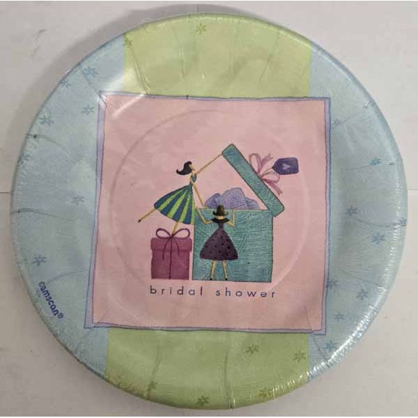 Shower Celebration 7-Inch Plates, 8 Count