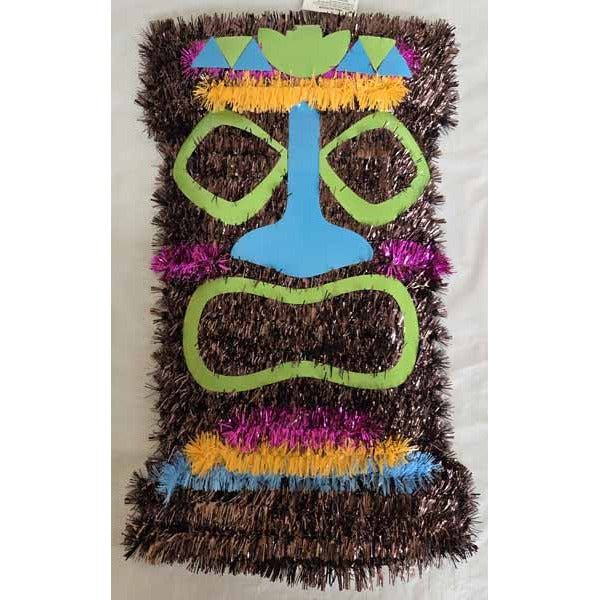 Deluxe Tiki Tinsel Decoration, 18 x 11 Inches