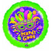 18 Inch Mardi Gras Masquerade Foil Balloon