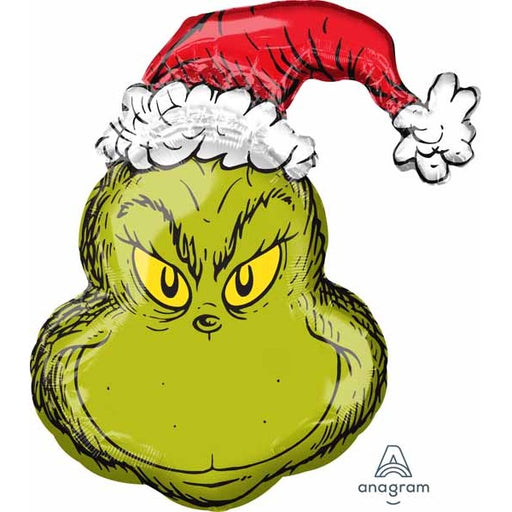 The Grinch Head 29" Foil Balloon