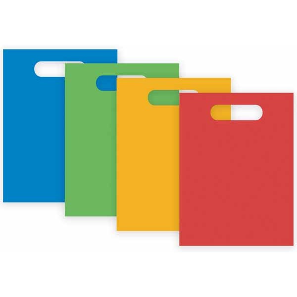 Multicolor Paper Party Bags, 4 Pack