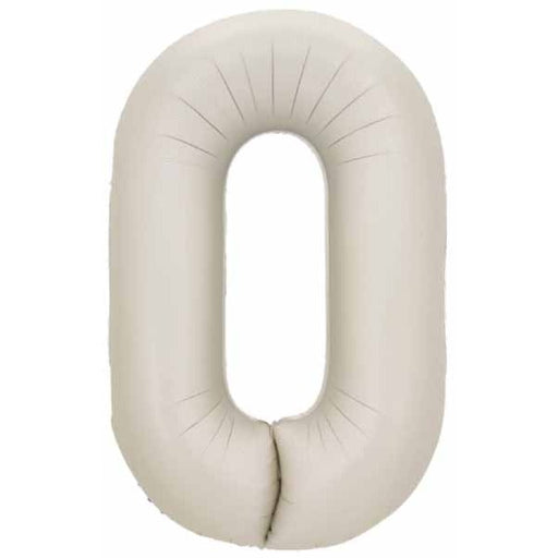 Decochamp 34 Inch Latte Number 0 Balloon