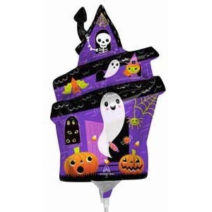 Halloween Haunted House Mini Shape Foil Balloon