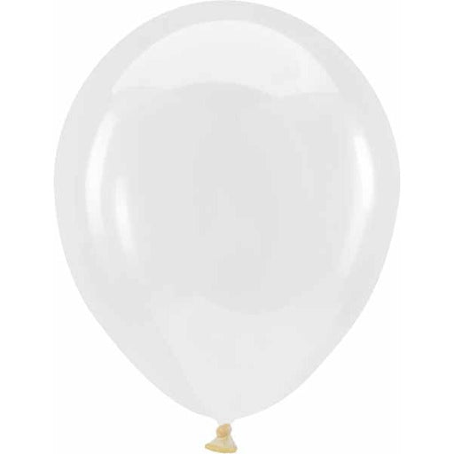 Anagram Crystal Clear 5-Inch Latex Balloons, 100 Count