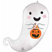 Trick or Treat Ghost Satin Foil Balloon, 24 Inch