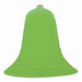 10-Inch Green Plastic Bell Decoration