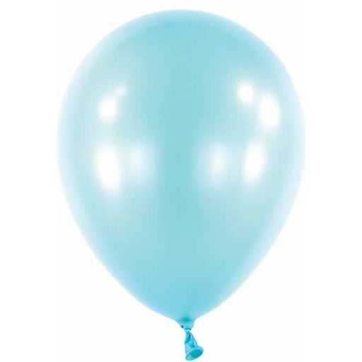 Anagram Pearl Pastel Blue 5-Inch Latex Balloons, 100 Count