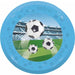PARTY REUSE PLATES 8" 4/P SOCCER FANS