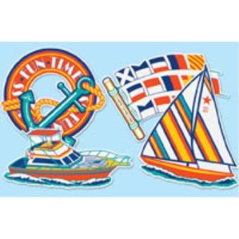 16-Inch Maritime Cutouts, 4-Pack