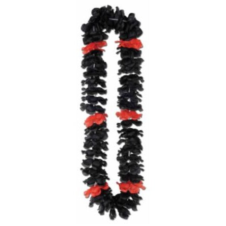 Black and Red Elegance Lei