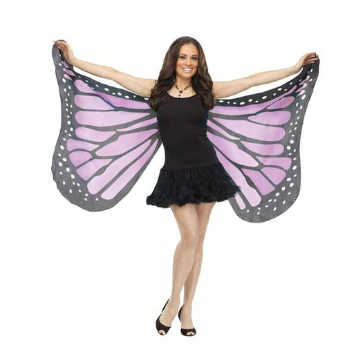 Ailes de papillon souples pour adulte, couleur orchidée